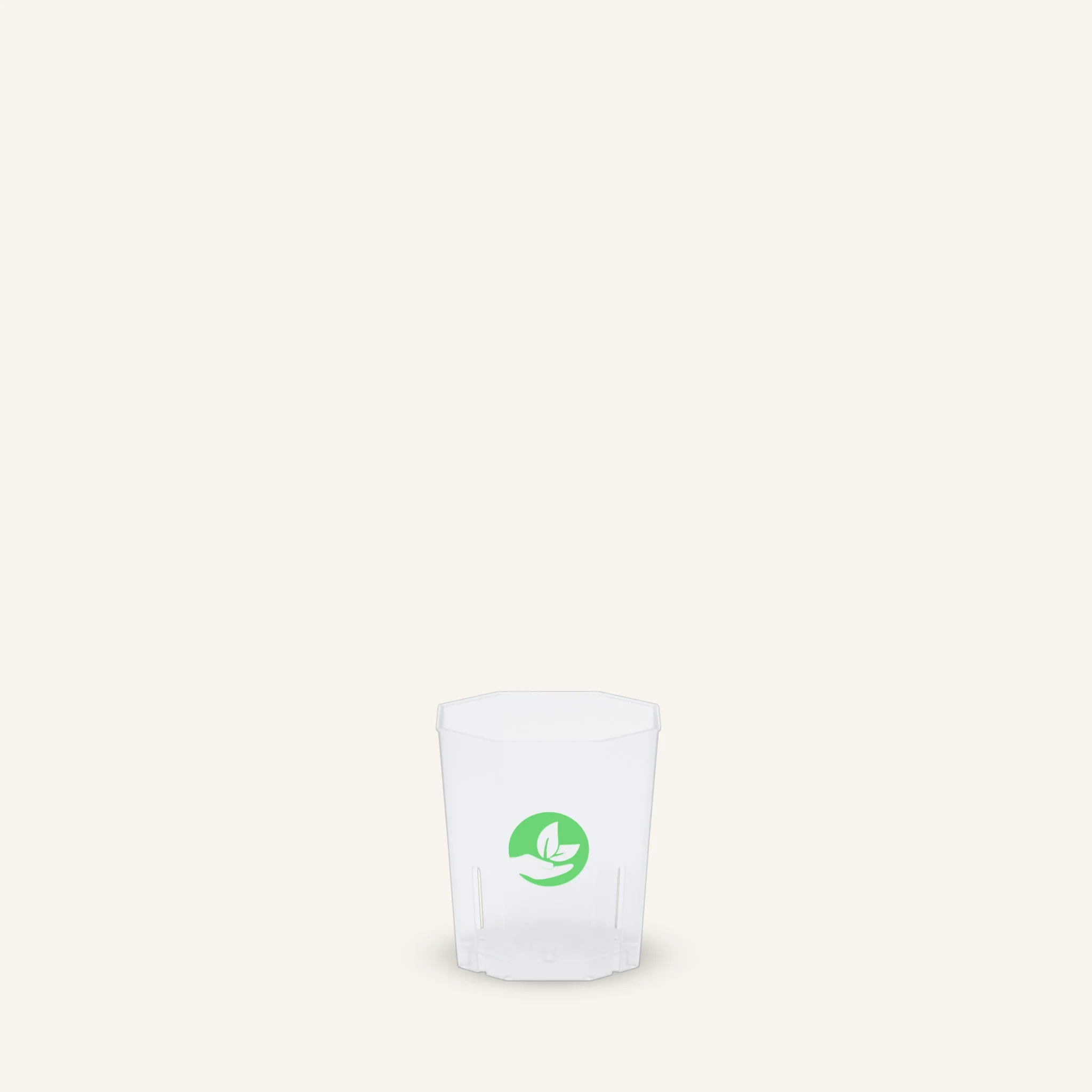 Square Clear Plant Pots - Image 10