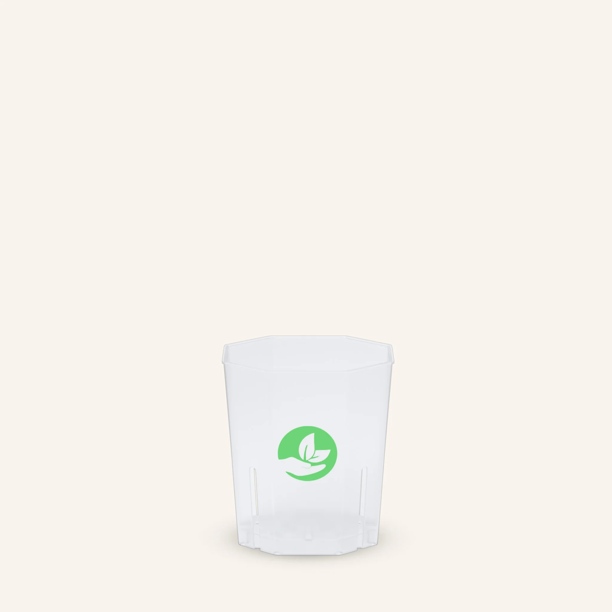 Square Clear Plant Pots - Image 11