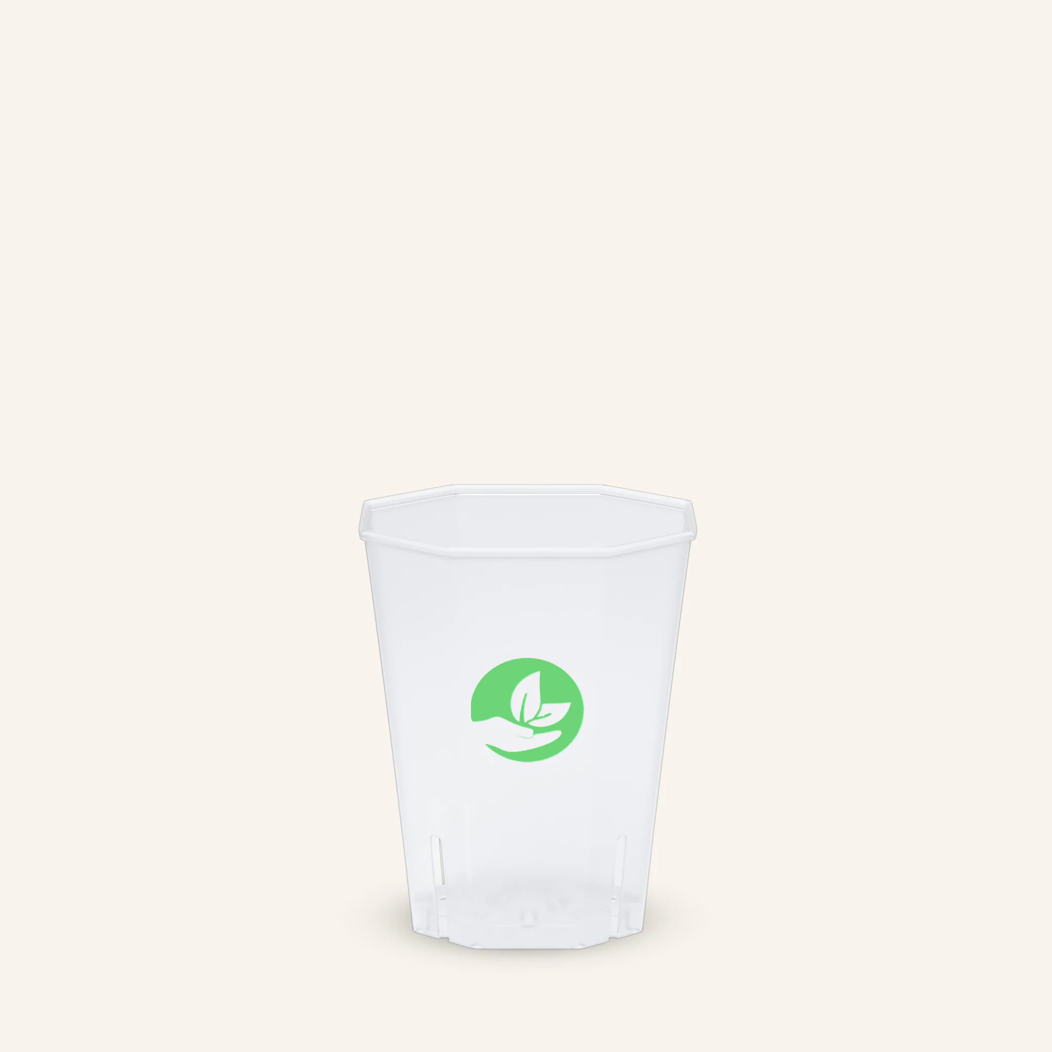 Square Clear Plant Pots - Image 12