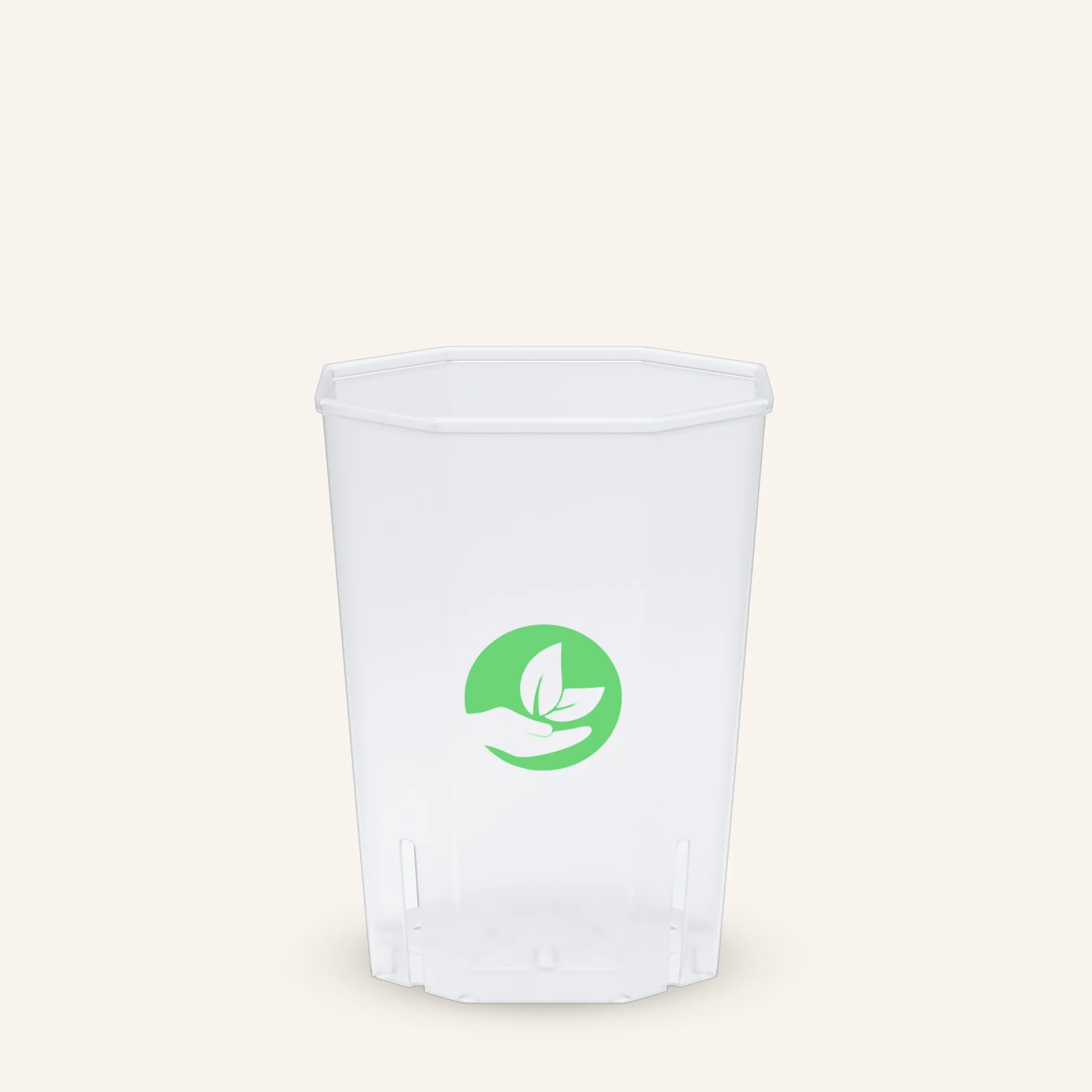 Square Clear Plant Pots - Image 13