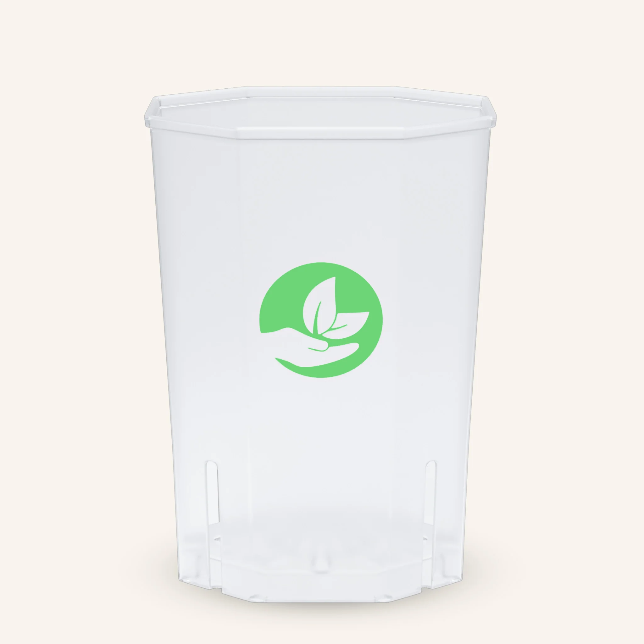 Square Clear Plant Pots - Image 14