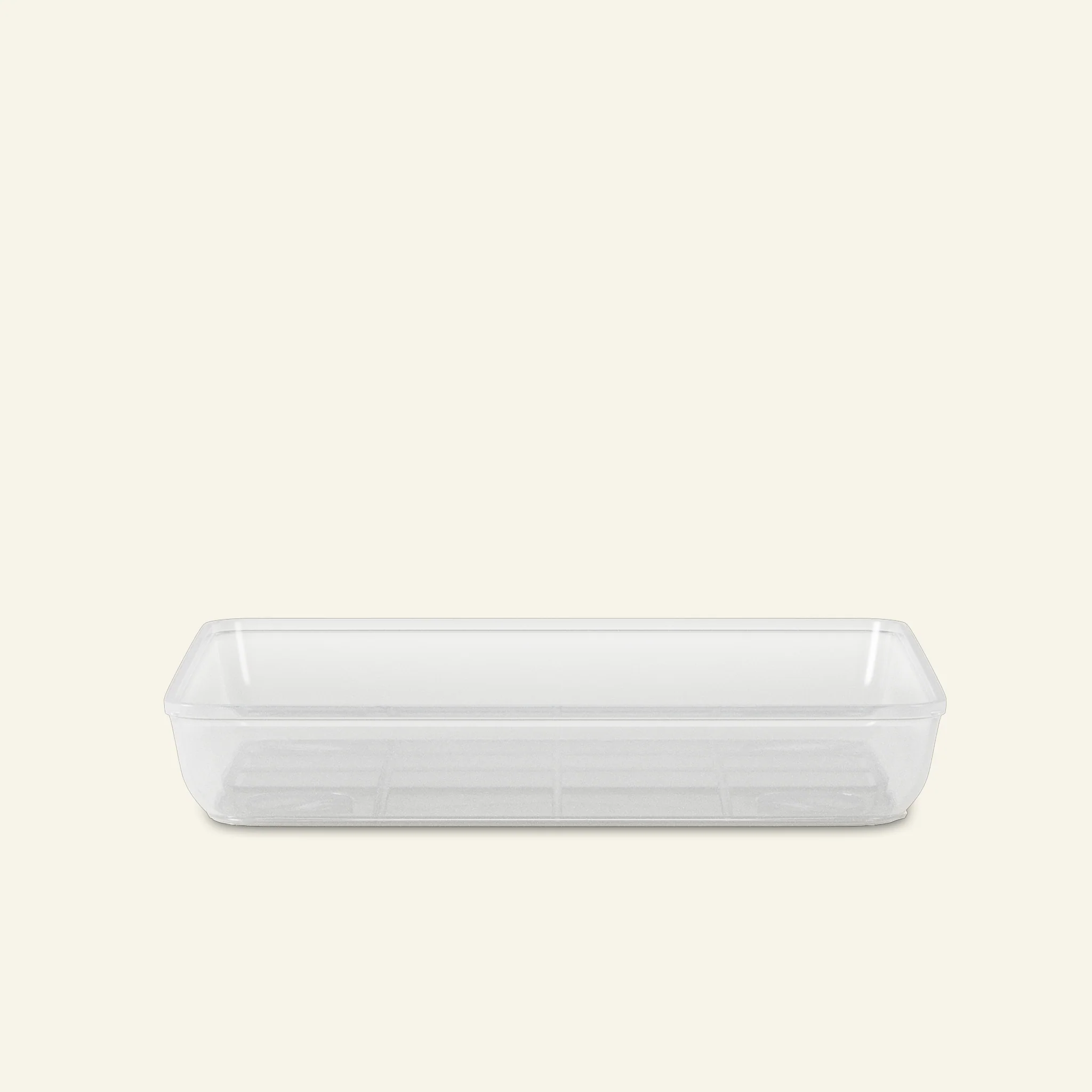Square Clear Plant Pot Saucer - Image 3